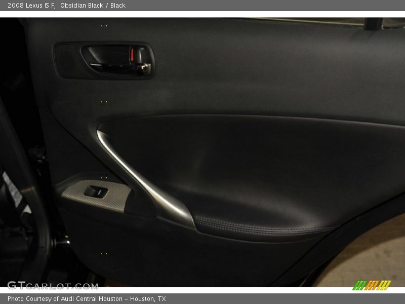 Obsidian Black / Black 2008 Lexus IS F