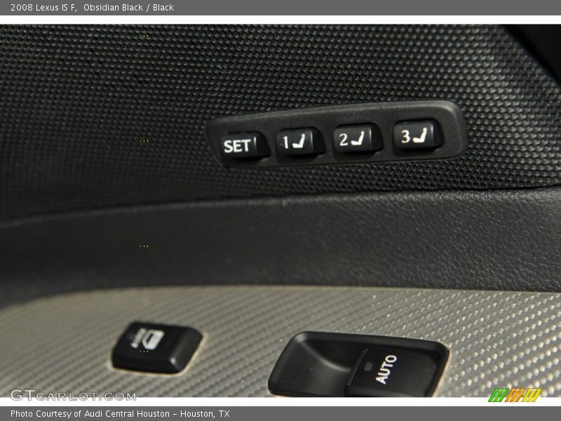 Obsidian Black / Black 2008 Lexus IS F