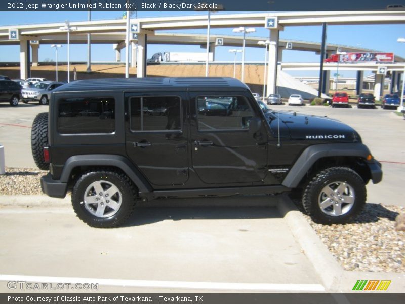 Black / Black/Dark Saddle 2012 Jeep Wrangler Unlimited Rubicon 4x4