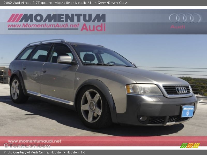 Alpaka Beige Metallic / Fern Green/Desert Grass 2002 Audi Allroad 2.7T quattro