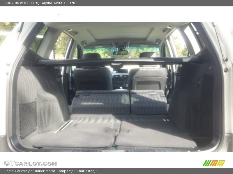 Alpine White / Black 2007 BMW X3 3.0si