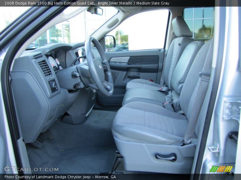  2008 Ram 1500 Big Horn Edition Quad Cab Medium Slate Gray Interior