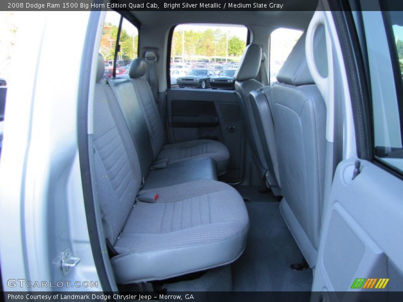 Bright Silver Metallic / Medium Slate Gray 2008 Dodge Ram 1500 Big Horn Edition Quad Cab