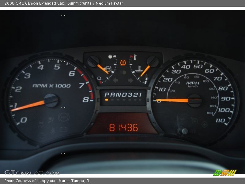 Summit White / Medium Pewter 2008 GMC Canyon Extended Cab