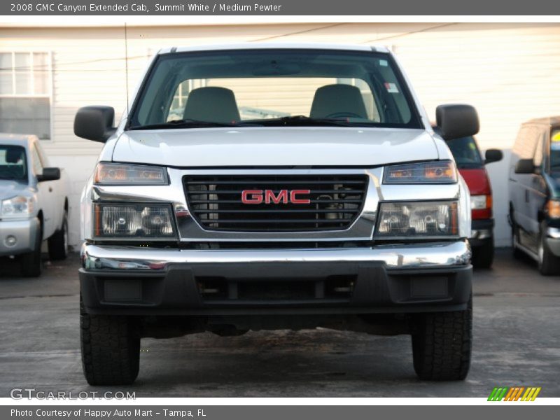Summit White / Medium Pewter 2008 GMC Canyon Extended Cab