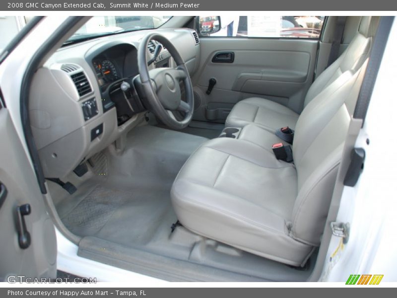 Summit White / Medium Pewter 2008 GMC Canyon Extended Cab