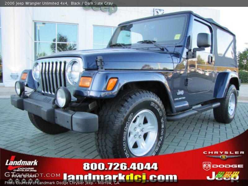 Black / Dark Slate Gray 2006 Jeep Wrangler Unlimited 4x4