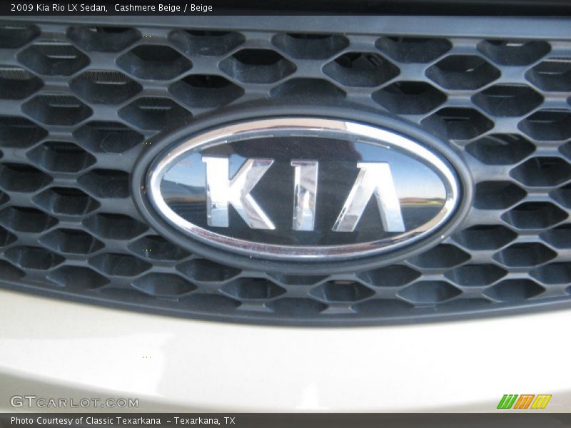 Cashmere Beige / Beige 2009 Kia Rio LX Sedan