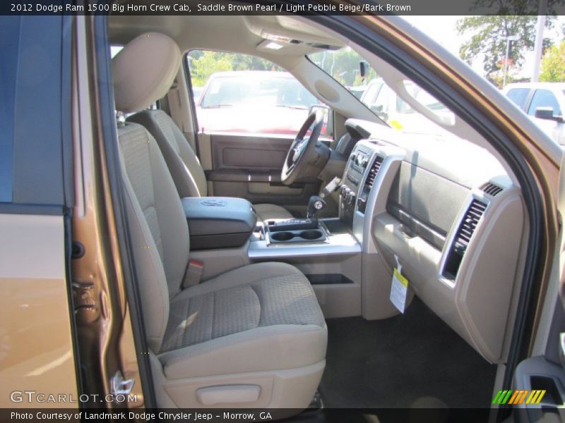  2012 Ram 1500 Big Horn Crew Cab Light Pebble Beige/Bark Brown Interior
