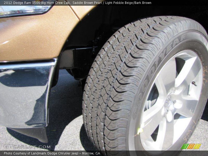 Saddle Brown Pearl / Light Pebble Beige/Bark Brown 2012 Dodge Ram 1500 Big Horn Crew Cab