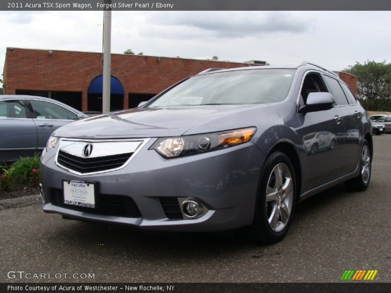 Forged Silver Pearl / Ebony 2011 Acura TSX Sport Wagon