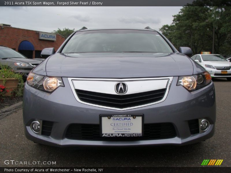 Forged Silver Pearl / Ebony 2011 Acura TSX Sport Wagon
