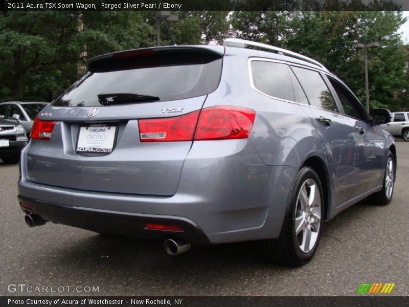 Forged Silver Pearl / Ebony 2011 Acura TSX Sport Wagon