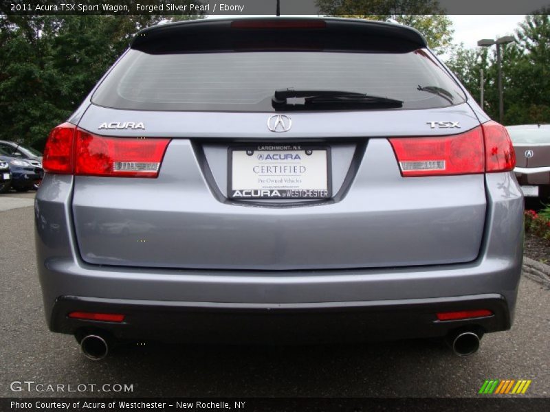 Forged Silver Pearl / Ebony 2011 Acura TSX Sport Wagon