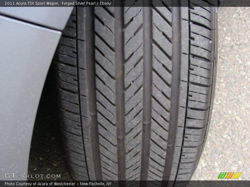 Forged Silver Pearl / Ebony 2011 Acura TSX Sport Wagon