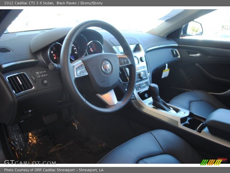 Black Raven / Ebony/Ebony 2012 Cadillac CTS 3.6 Sedan