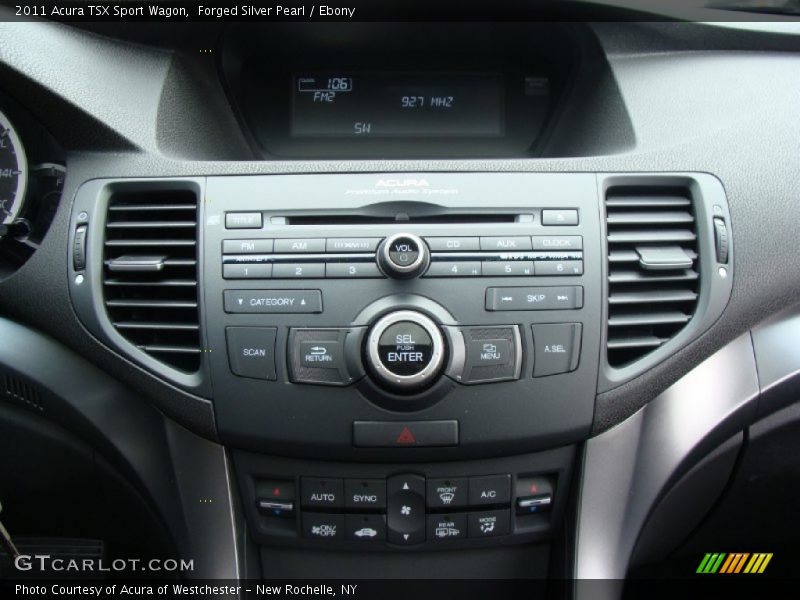 Controls of 2011 TSX Sport Wagon