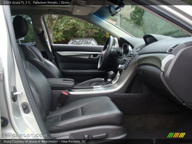 Palladium Metallic / Ebony 2009 Acura TL 3.5