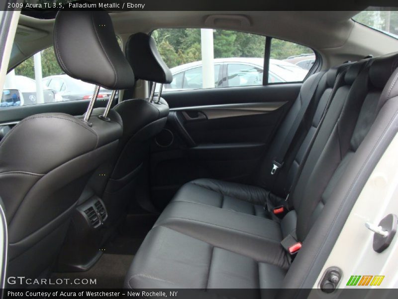Palladium Metallic / Ebony 2009 Acura TL 3.5