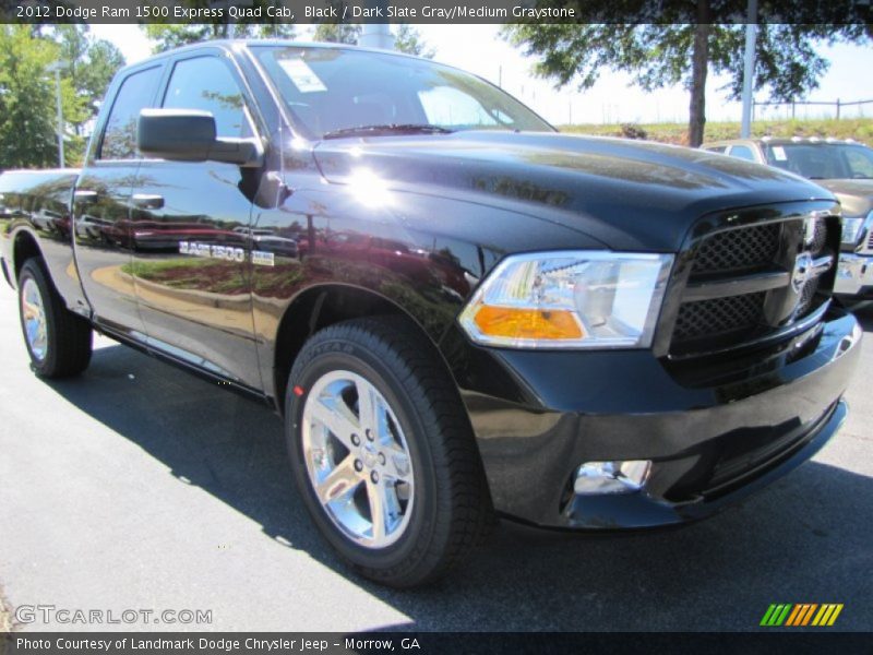 Black / Dark Slate Gray/Medium Graystone 2012 Dodge Ram 1500 Express Quad Cab