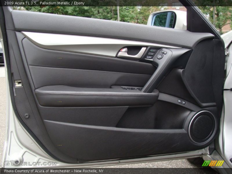 Palladium Metallic / Ebony 2009 Acura TL 3.5
