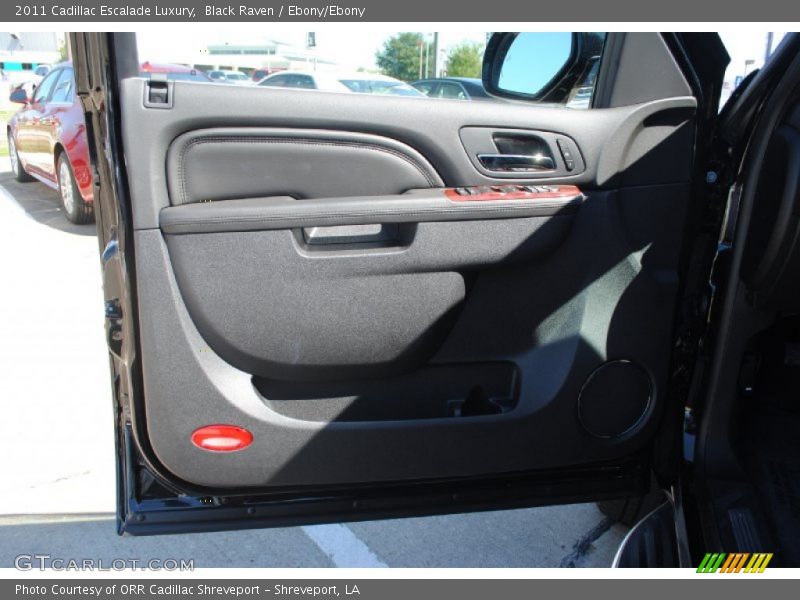 Black Raven / Ebony/Ebony 2011 Cadillac Escalade Luxury