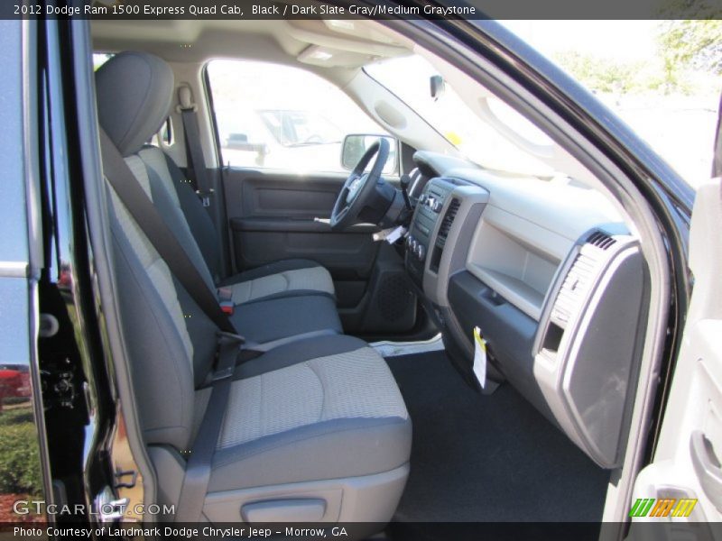 Black / Dark Slate Gray/Medium Graystone 2012 Dodge Ram 1500 Express Quad Cab