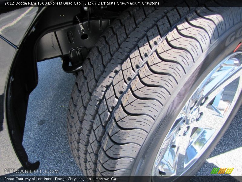 Black / Dark Slate Gray/Medium Graystone 2012 Dodge Ram 1500 Express Quad Cab