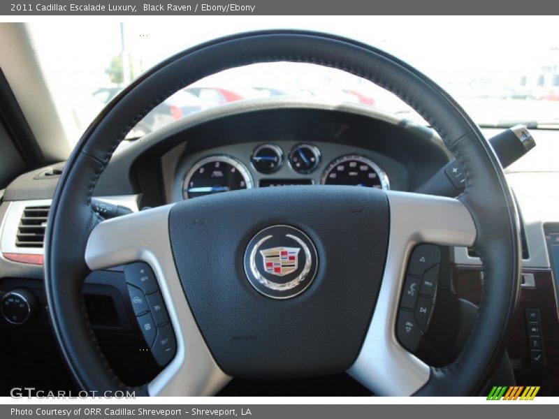 Black Raven / Ebony/Ebony 2011 Cadillac Escalade Luxury