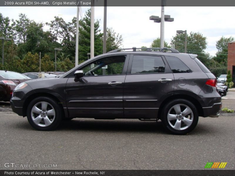 Grigio Metallic / Taupe 2009 Acura RDX SH-AWD