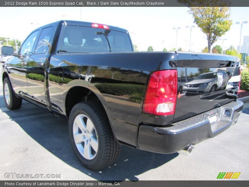 Black / Dark Slate Gray/Medium Graystone 2012 Dodge Ram 1500 Express Quad Cab