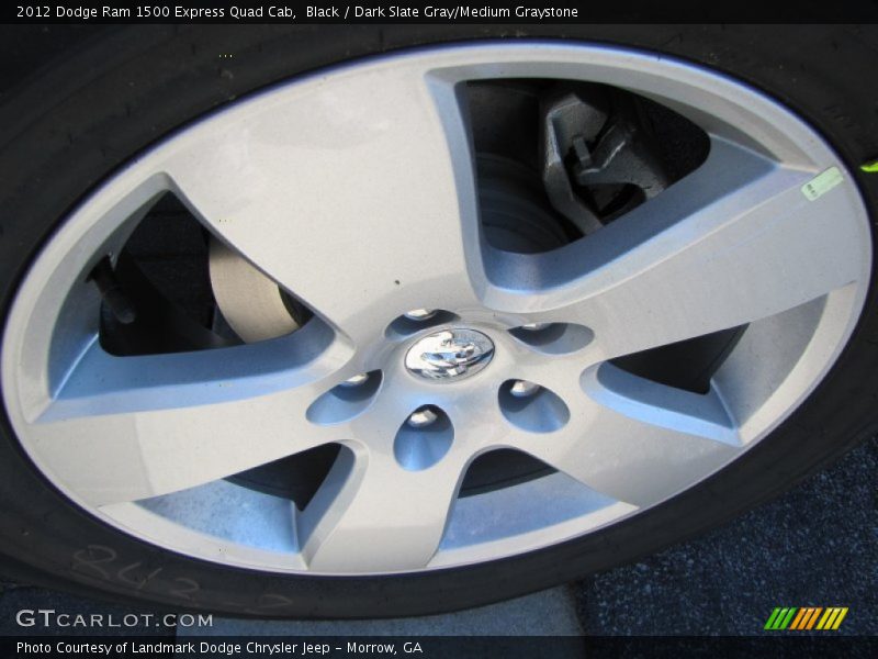 Black / Dark Slate Gray/Medium Graystone 2012 Dodge Ram 1500 Express Quad Cab