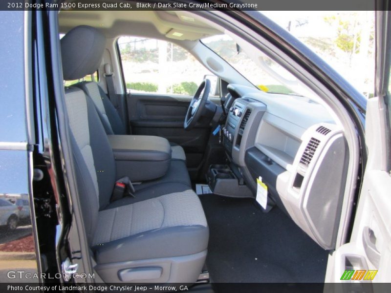 Black / Dark Slate Gray/Medium Graystone 2012 Dodge Ram 1500 Express Quad Cab