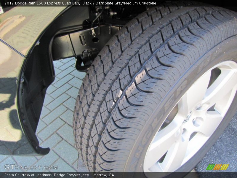 Black / Dark Slate Gray/Medium Graystone 2012 Dodge Ram 1500 Express Quad Cab