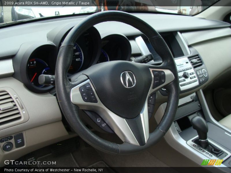 Grigio Metallic / Taupe 2009 Acura RDX SH-AWD