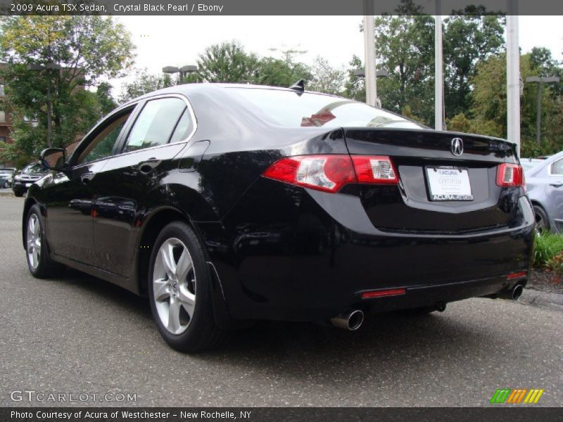 Crystal Black Pearl / Ebony 2009 Acura TSX Sedan