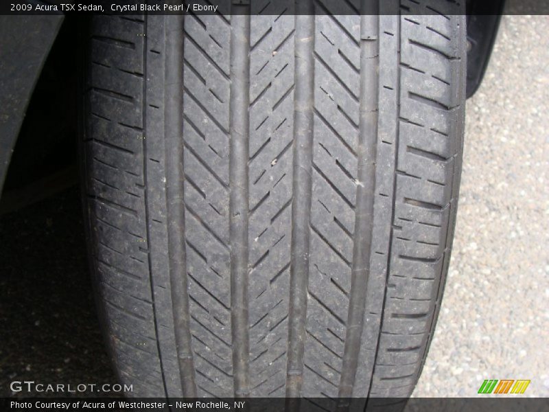 Crystal Black Pearl / Ebony 2009 Acura TSX Sedan