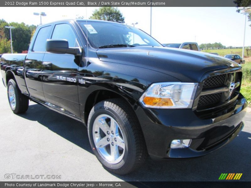 Black / Dark Slate Gray/Medium Graystone 2012 Dodge Ram 1500 Express Quad Cab