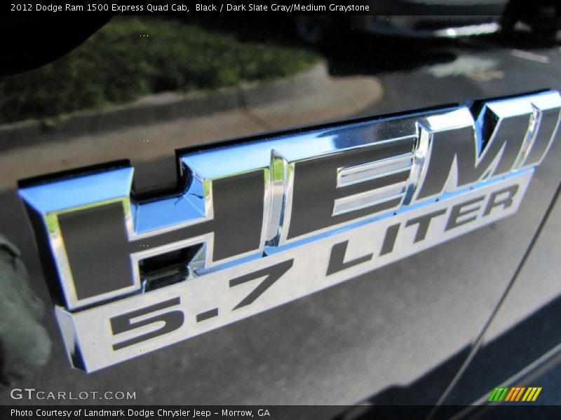 Black / Dark Slate Gray/Medium Graystone 2012 Dodge Ram 1500 Express Quad Cab