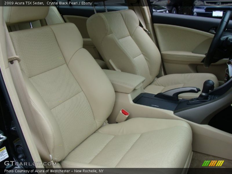 Crystal Black Pearl / Ebony 2009 Acura TSX Sedan