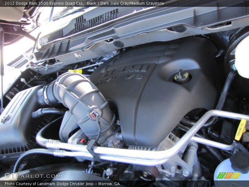 Black / Dark Slate Gray/Medium Graystone 2012 Dodge Ram 1500 Express Quad Cab