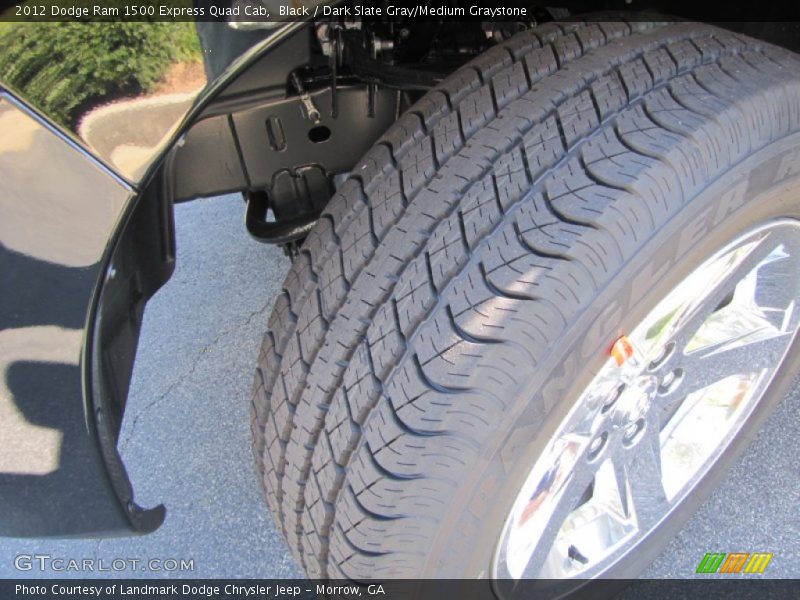 Black / Dark Slate Gray/Medium Graystone 2012 Dodge Ram 1500 Express Quad Cab