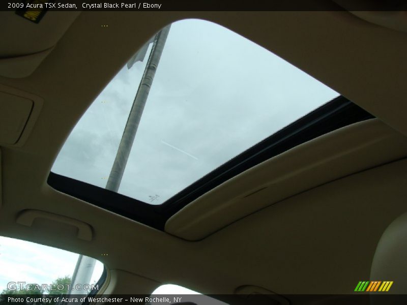 Crystal Black Pearl / Ebony 2009 Acura TSX Sedan