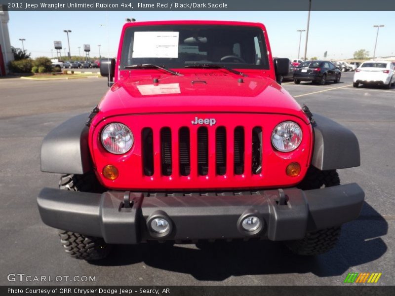 Flame Red / Black/Dark Saddle 2012 Jeep Wrangler Unlimited Rubicon 4x4