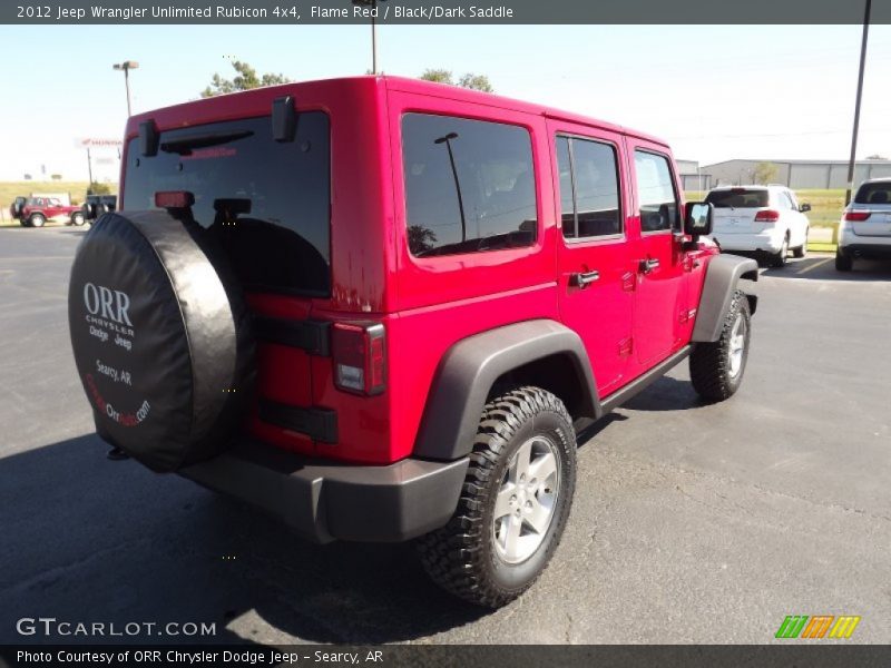 Flame Red / Black/Dark Saddle 2012 Jeep Wrangler Unlimited Rubicon 4x4