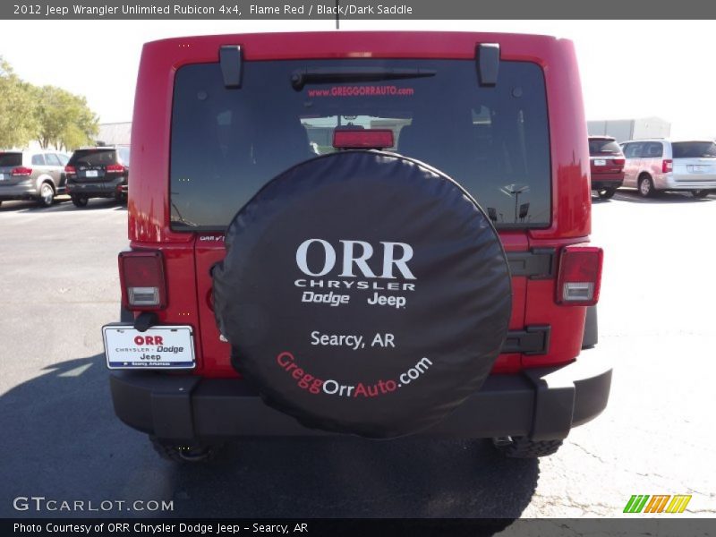 Flame Red / Black/Dark Saddle 2012 Jeep Wrangler Unlimited Rubicon 4x4