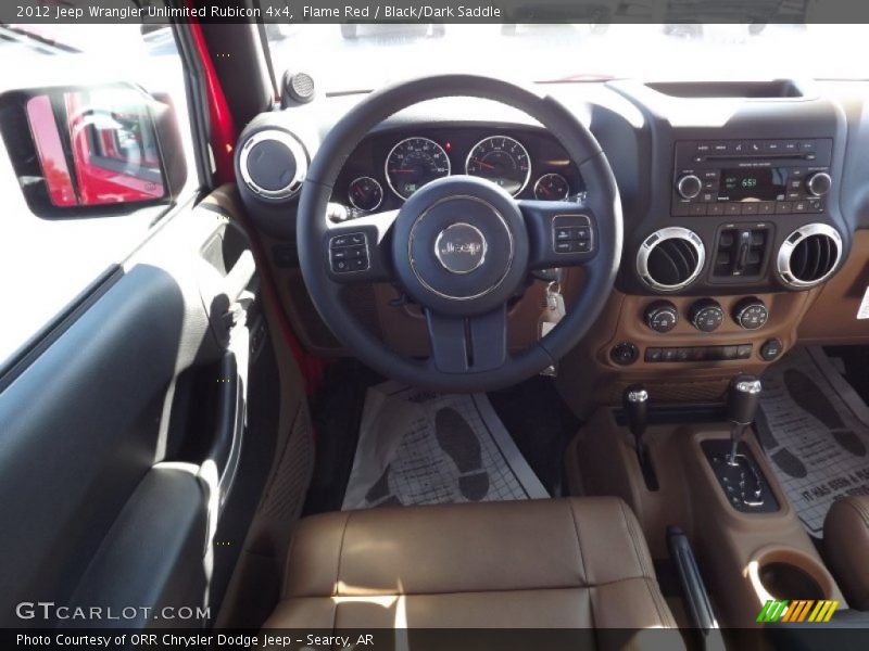 Flame Red / Black/Dark Saddle 2012 Jeep Wrangler Unlimited Rubicon 4x4