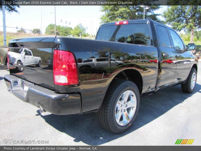 Black / Dark Slate Gray/Medium Graystone 2012 Dodge Ram 1500 Express Quad Cab