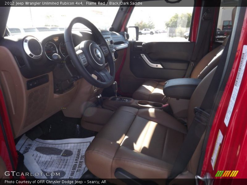 Flame Red / Black/Dark Saddle 2012 Jeep Wrangler Unlimited Rubicon 4x4