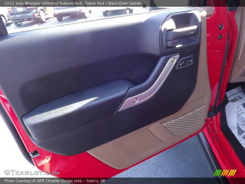 Flame Red / Black/Dark Saddle 2012 Jeep Wrangler Unlimited Rubicon 4x4